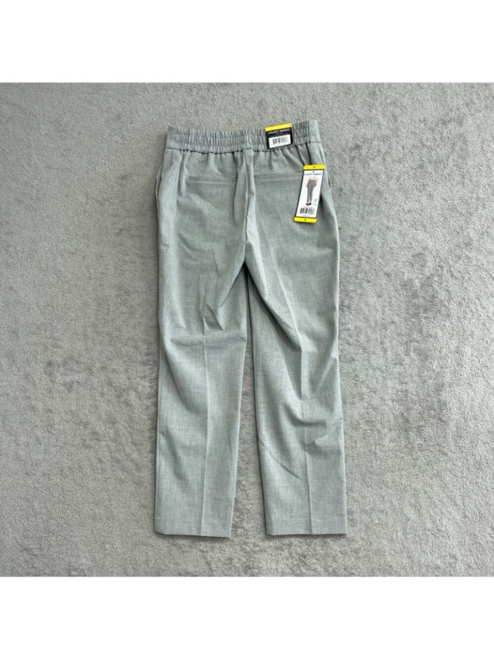NWT Hilary Radley Women's S Heather Gray Slim Leg Pants 26"  Pull on J2106 - Picture 2 of 14